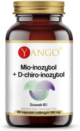 Kapsułki Yango Mio-Inozytol + D-Chiro-Inozytol 100 szt.