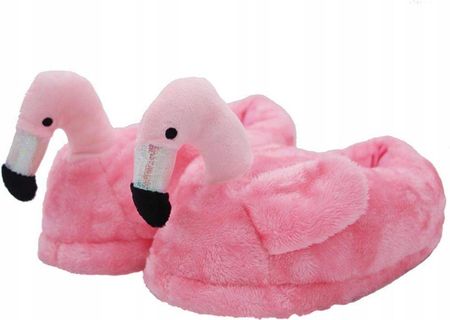 Kapcie Flaming Ptak Pink Pluszowe Kigurumi Domowe roz. 34-40