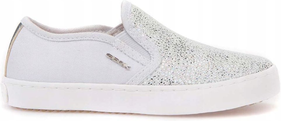 Baskets Fille Geox J Kilwi - Cuir Velours Imprimé - Semelle Respirante - Taille Selon Guide - Fermeture Zip/lacets