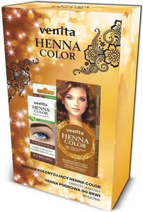 Venita Zestaw Kosmetyków Henna Color Balsam 13 75 Ml + Pudrowa Henna 4.0