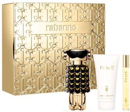 Paco Rabanne Zestaw Christmas 2023 Fame Parfum Woda Perfumowana 80 Ml + Body Lotion 75 Ml+ Edp 10 Ml