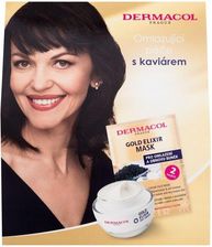 Dermacol Gold Elixir Zestaw Krem Do Twarzy Na Dzień Gold Elixir 50 Ml + Maska Do Twarzy Gold Elixir 2 X 8 G