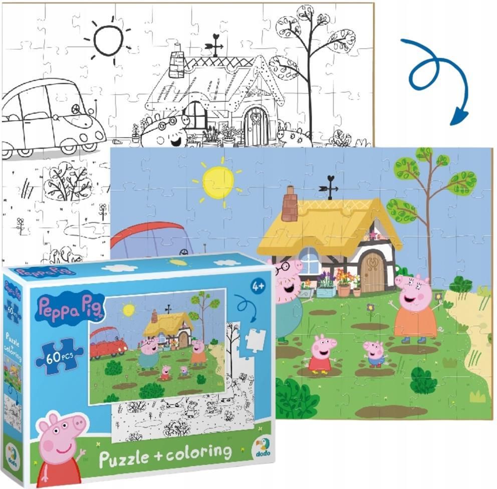 Dodo 60El. Peppa Pig 2 In 1 - Ceny i opinie - Ceneo.pl