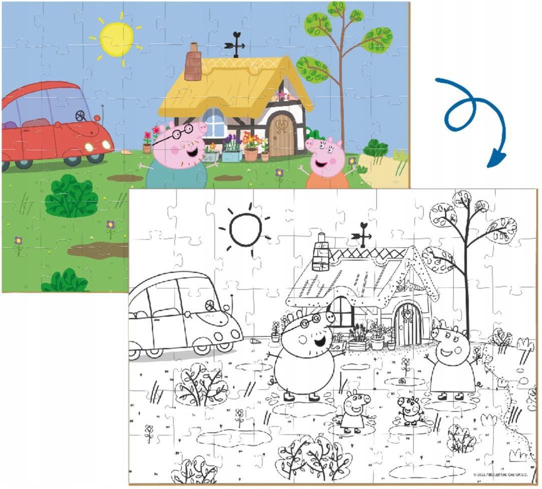 Dodo 60El. Peppa Pig 2 In 1 - Ceny i opinie - Ceneo.pl