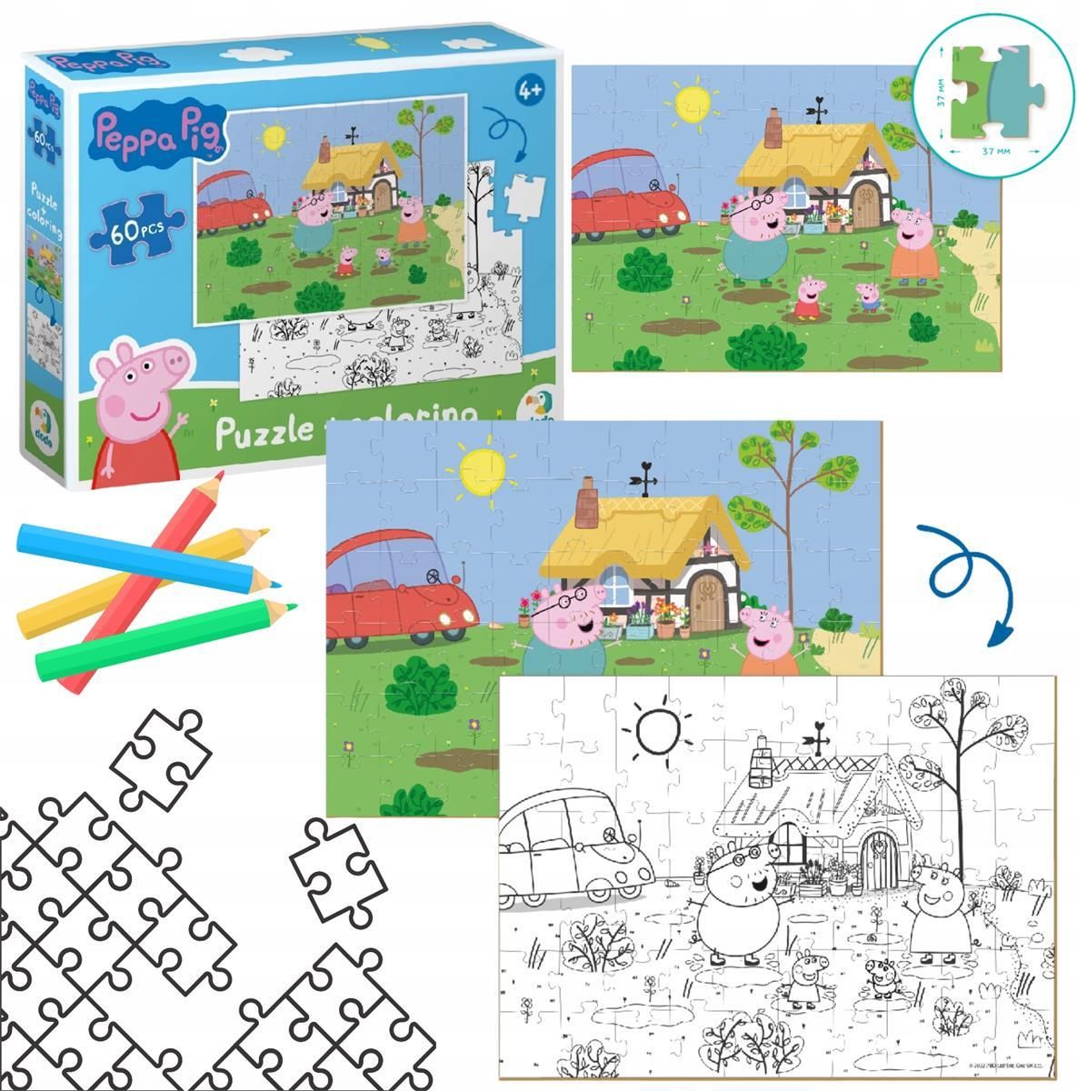 Dodo 60El. Peppa Pig 2 In 1 - Ceny i opinie - Ceneo.pl