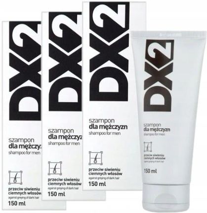Dx2 Szampon Przeciw Siwieniu (Srebrny) 3 x 150 ml 