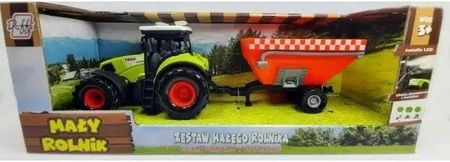 Daffi Mały Rolnik Traktor Z Przyczepą 587609