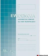 Zdjęcie Vu73-U Ewid.Oczywpomyłek Z Kasy Rej.A4 Michalczyk I Prokop - Czarne