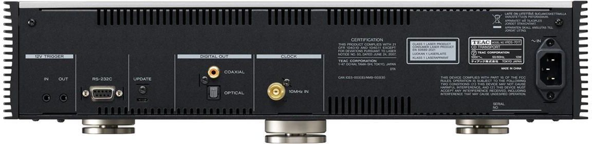 фото CD-прогрыватель Teac VRDS-701T Silver (VRDS-701T-S)