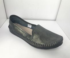 Zdjęcie Mokasyny damskie Higo skórzane 2176 Zielony (37, Zielony) - Sułkowice