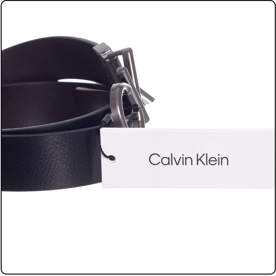 Calvin Klein MĘski Pasek Do Spodni 2w1 Adjrev Ck Metal Bombe Pb 35mm CzarnybrĄzowy K50k510354 2702