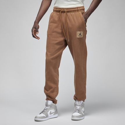 Męskie spodnie z dzianiny z efektem sprania Jordan Essentials - Brązowy
