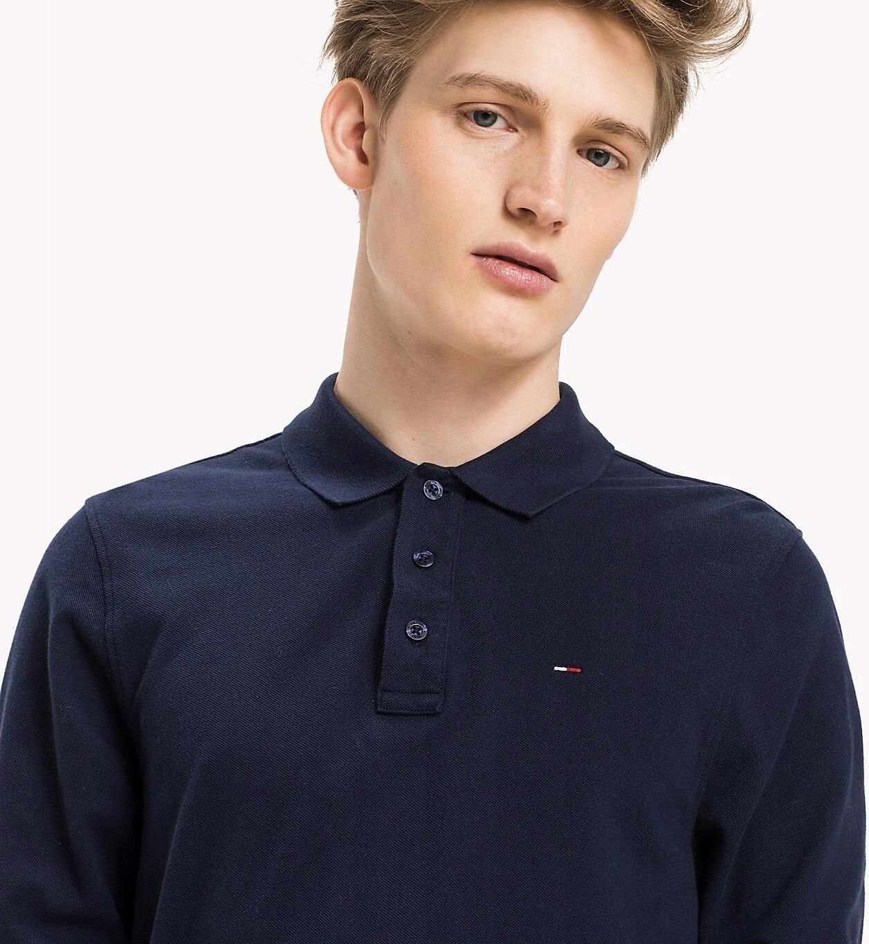 Tommy Hilfiger Granatowa Koszulka Polo Xl Ceny I Opinie Ceneo Pl