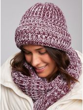 Zdjęcie Burgundowo-szara czapka i szalik - Bieruń