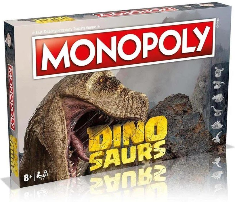Monopoly Junior Dinosaur Edition - Juego de mesa para niños divertidos