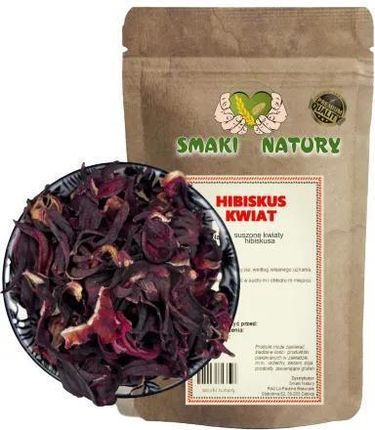 Smaki Natury Hibiskus Herbata Kwiat Premium 50g Malwa/Ketmia Wyjątkowy Smak I Aromat .
