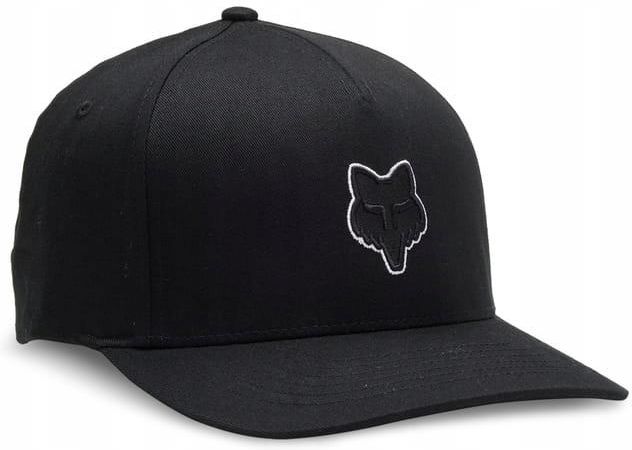 CAP FOX FLEXFIT Basecap Schwarz - Verstellbare Baseballkappe L/XL