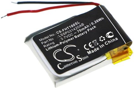 Cameron Sino Fitbit Charge Hr / Lssp031420Ab 70Mah 0.26Wh Li Polymer 3.7V (CSFHT100SL)