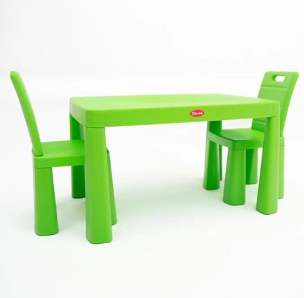 Stolik Krzesełka Dla Dzieci Plastikowe Zielone