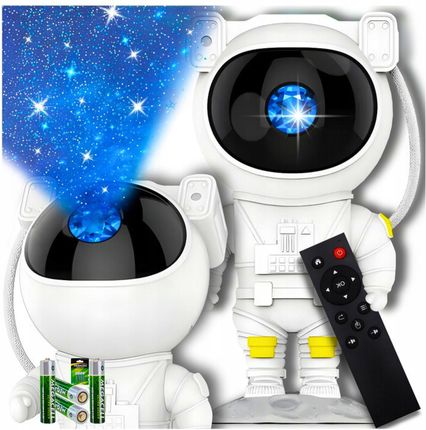 Lampka Nocna Led Projektor Rzutnik Gwiazd Nieba Astronauta Dla Dzieci Pilot