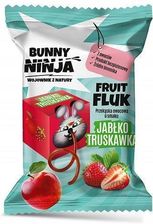 Zdjęcie Bunny Ninja Przekąska Owocowa Fruit Fluk Jabłko & Truskawka Bez Dodatku Cukru Glutenu 15g - Chojnów