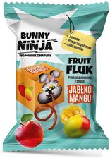 Bunny Ninja Przekąska Owocowa Fruit Fluk Jabłko & Mango Bez Dodatku Cukru Glutenu 15g