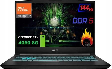 Laptop Msi Bravo 15 15,6"/Ryzen7/16GB/1TB/Win11 (BRAVO15C7VF249XPL)