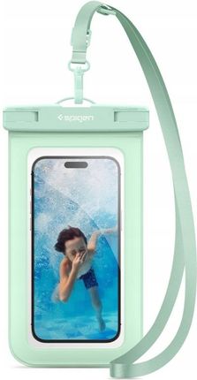 Spigen A601 Universal Waterproof Case Etui Do Smartfonów Do 6.9" Miętowy