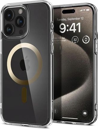Spigen Ultra Hybrid Mag Magsafe Etui Do Iphone 15 Pro Gold