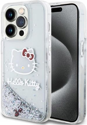 Hello Kitty Liquid Glitter Charms Kitty Head Etui Iphone 13 Pro Max Sreb