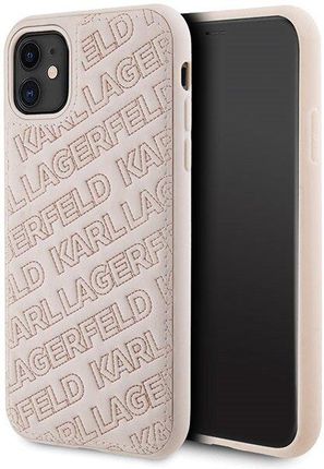 Karl Lagerfeld Klhcn61Pqkpmp Iphone 11 / Xr 6.1" Różowy/Pink Hardcase Quilted K Pattern
