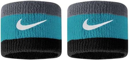 Frotki Na Rękę Nike Swoosh Wristbands Cool Grey Teal Nebula Black