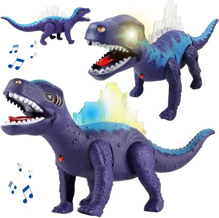 Import Pronice Dinozaur Z Efektami Świetlnymi I Dźwiękowymi Dla Dzieci Ruchomy Świeci