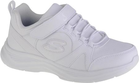 Skechers Glimmer Kicks - School Struts 81445L-WHT : Kolor - Białe, Rozmiar - 30