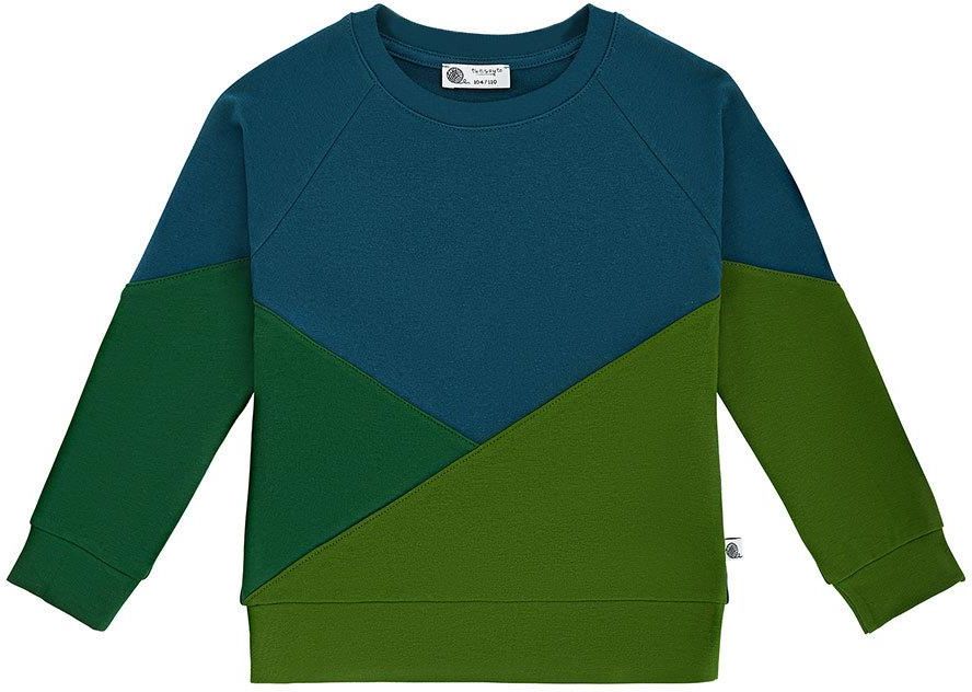 bluza-bawe-niana-geometryczna-zielono-niebieska-140-146-ceny-i