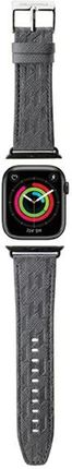 Karl Lagerfeld Pasek Klawlsaklhpg Apple Watch 42/44/45/49Mm Srebrny/Silver Strap Saffiano Monogram