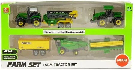 Adar Zestaw Traktorów Metalowych 1:64 591156