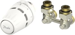 Zestaw termostatyczny Danfoss z głowicą Regus M30x1.5 + RLV-KB 1/2