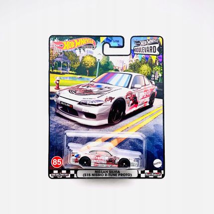 Hot Wheels Premium Car Culture – Nissan Silvia S14 Nismo – Modellino 1:64 In Metallo Con Pneumatici Real Riders – Per Collezionisti 3+