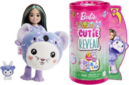 Barbie Cutie Reveal Chelsea Króliczek-Koala Seria Kostiumy Zwierzaczki HRK31