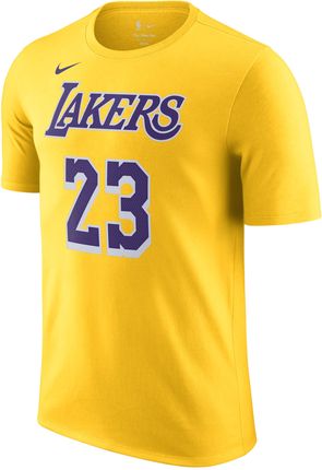 T-shirt męski Los Angeles Lakers Nike NBA - Żółty