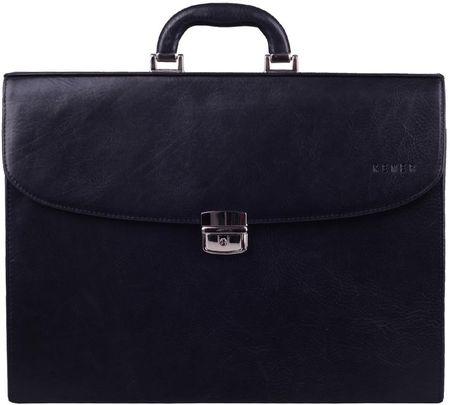 Teczka męska skórzana KEMER B 809/J Czarna