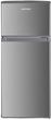 Lodówka MPM 125-CZ-11/E z zamrażalnikiem górnym 115 cm Dark Inox