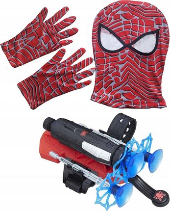 Toys Spiderman Zestaw Superbohatera 3W1 Rękawica Wyrzutnia Sieci Maska Kostium