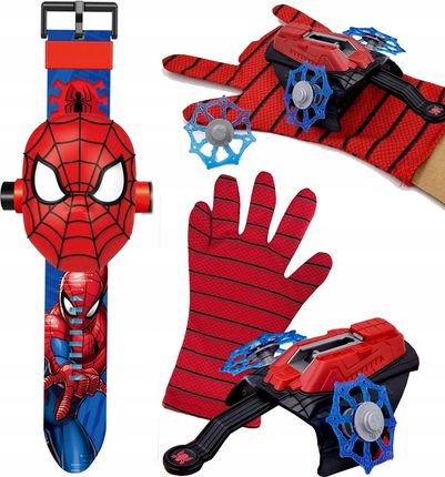 Toys Spiderman Rękawica Wyrzutnia Sieć Zegarek Obrazki