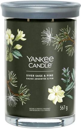 Świeca zapachowa Yankee Candle Signature SILVER SAGE & PINE - 567 g