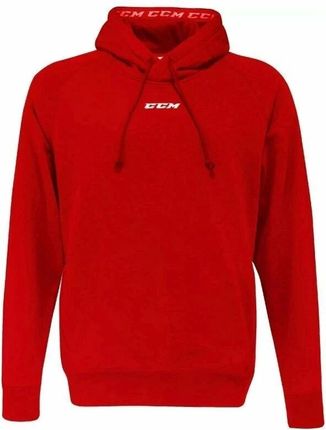Ccm Team Fleece Pullover Hoodie Red S Bluza Hokejowa