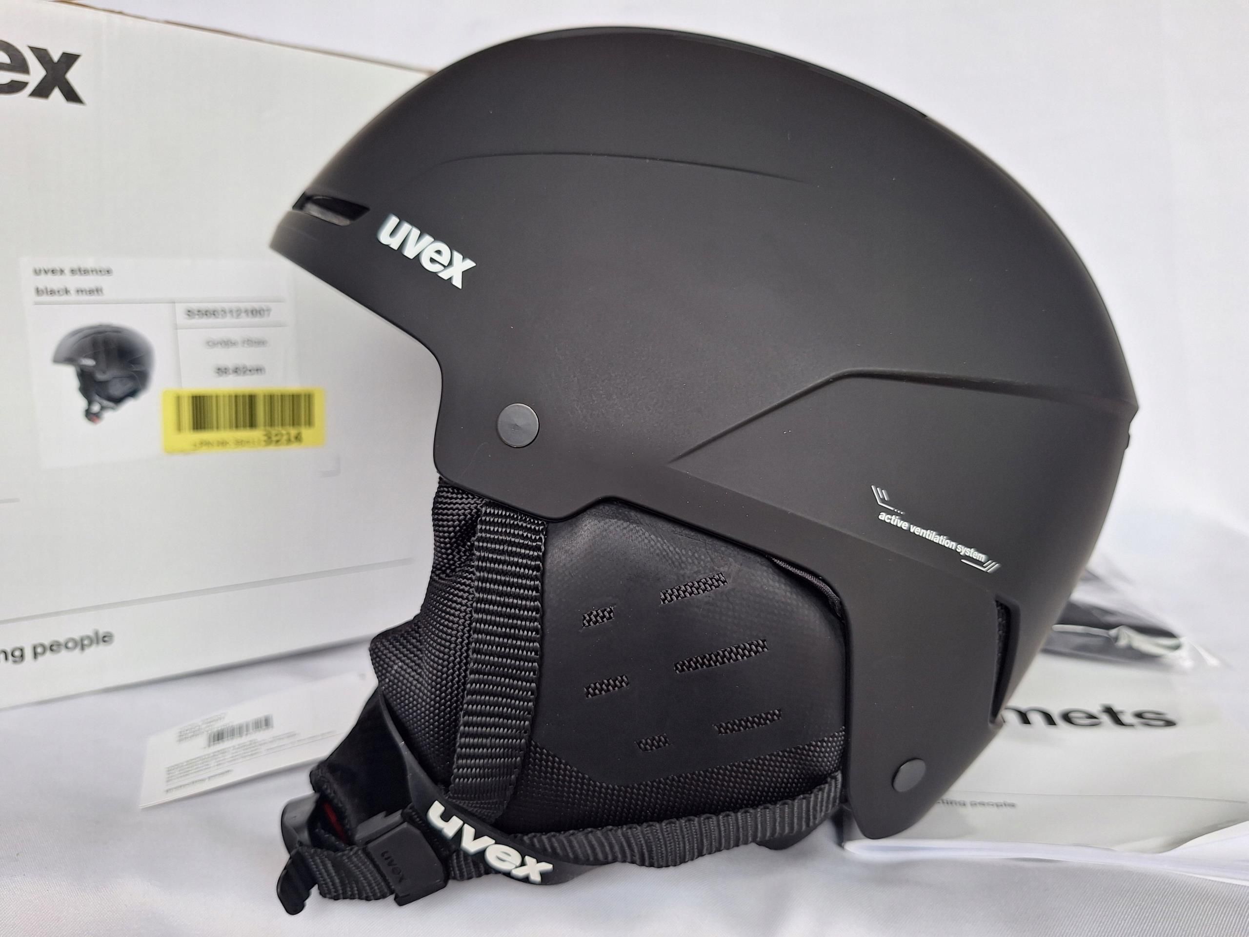 Uvex Stance Black Mat 58-62cm 23/24 - Ceny i opinie - Ceneo.pl