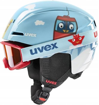 Uvex Viti Set Junior Light Blue Birdy 51-55cm 23/24