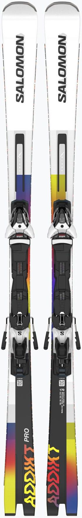 Narty Salomon Addikt Pro + Z12 Gw White/Black/Safety Yellow